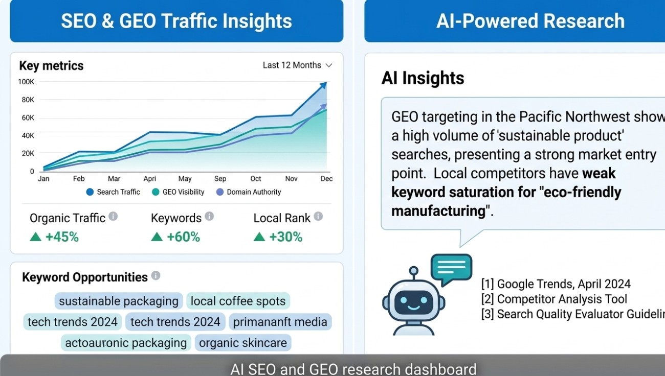Research, SEO & GEO Tools