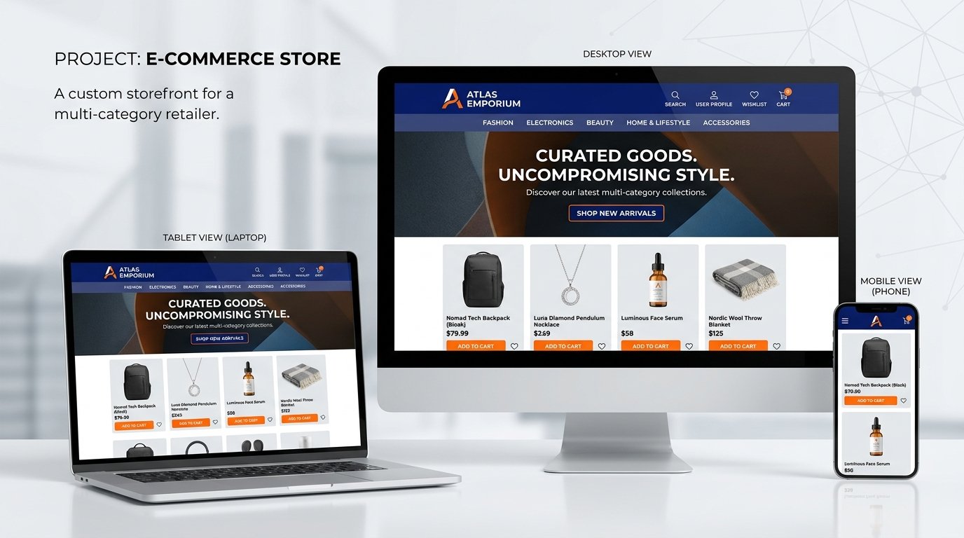 E-commerce store development project by CyberInitiator